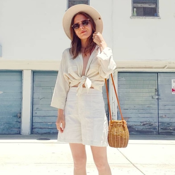 Faithfull the Brand Vida Wicker Bag NWT - Picture 15 of 16